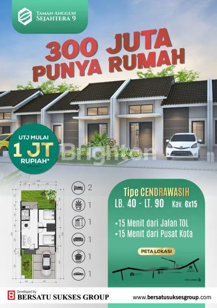 image RUMAH SIAP HUNI HARGA RP 299 JUTAAN CLUSTER RAJAWALI TAS 9 (4)