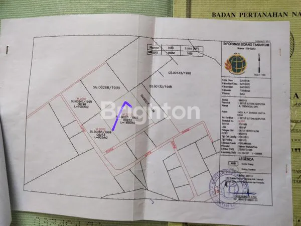 image TANAH 1650 SQM BATURITI ZONA KUNING AKSES JALAN BETON MOBIL BISA MASUK (4)