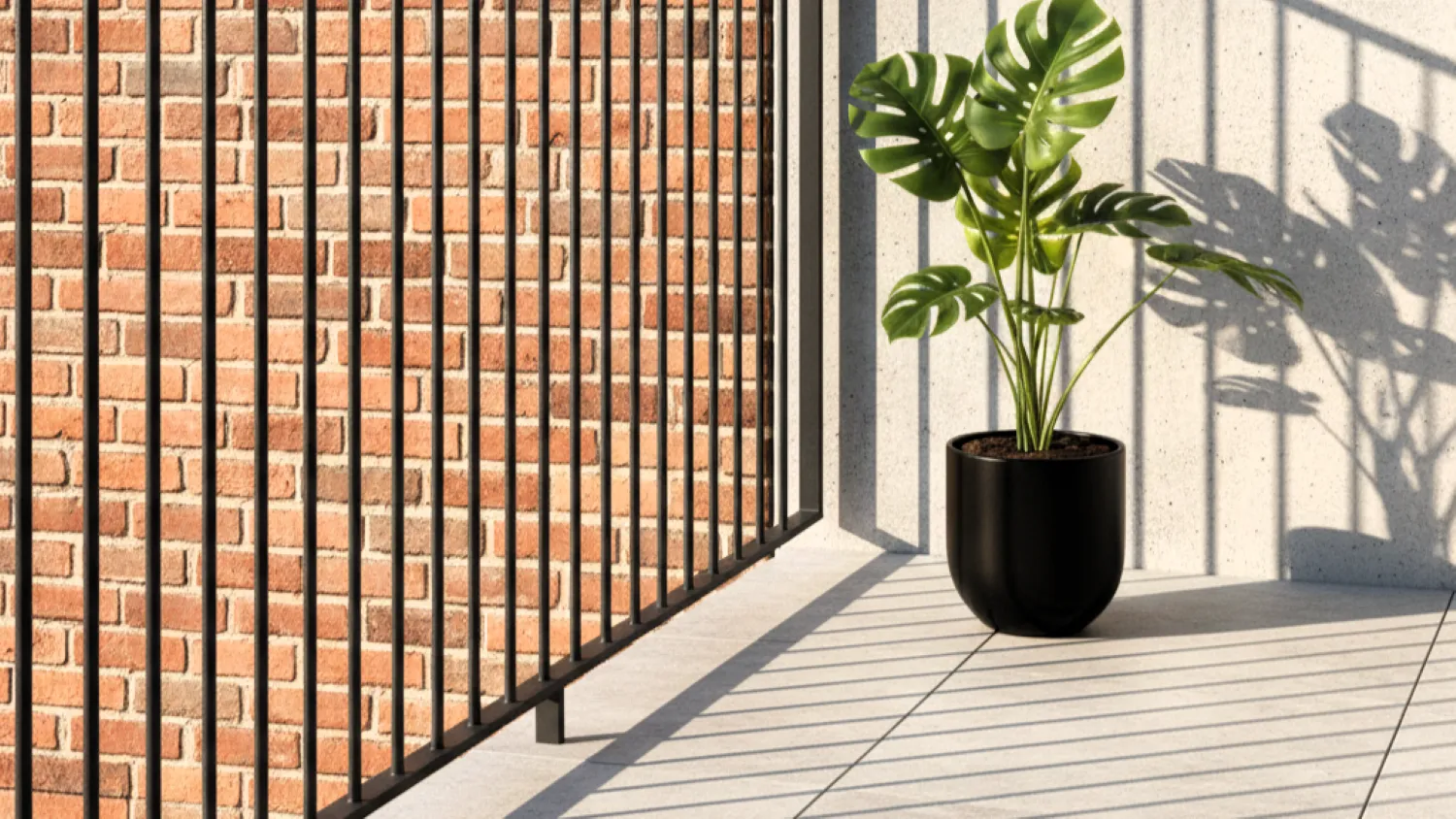 model teras sederhana desain minimalis rumah 3 garis bersih