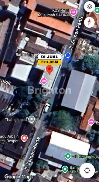 image DI JUAL TANAH DI TENGAH KOTA SANGAT STRATEGIS DEKAT DENGAN FASILITAS PUBLIK DAN INFRASTRUKTUR PENTNG KONDISI LINGKUNGAN YANG AMAN DAN NYAMAN COCOK SEKALI DI BANGUN UNTUK TEMPAT TINGGAL KELUARGA DAN UNTUK KOS-KOSAN! (3)