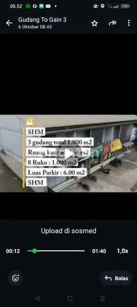 image GUDANG DAN 8 RUKO HARUS TERJUAL 22M PAMULANG TANGERANG SELATAN  (6)