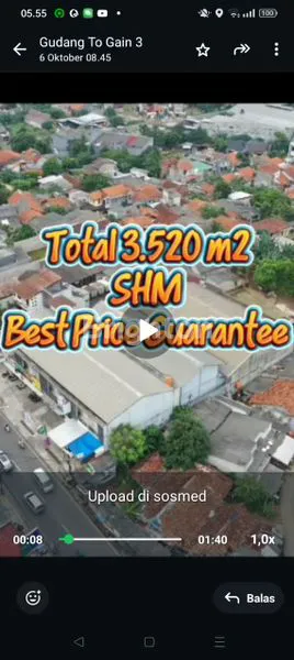 image GUDANG DAN 8 RUKO HARUS TERJUAL 22M PAMULANG TANGERANG SELATAN  (1)