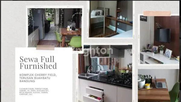 image RUMAH CANTIK INSTAGRAMMABLE FULL FURNISHED DI CHERRY FIELD, BUAH BATU, SIAP HUNI (1)