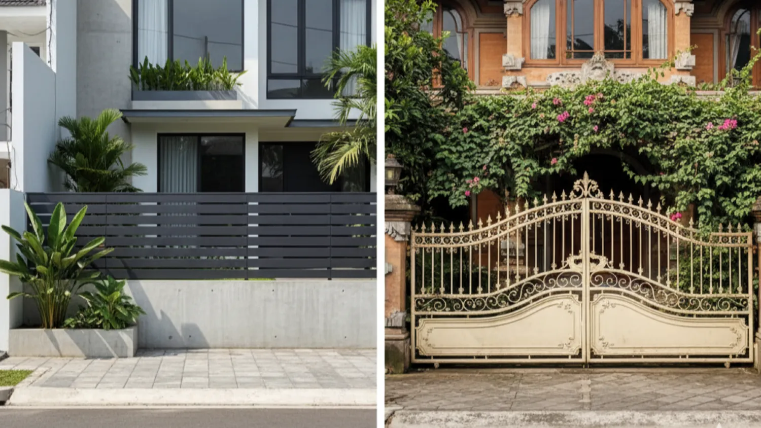 panduan memilih warna pagar rumah yang bagus 4 menegaskan gaya
