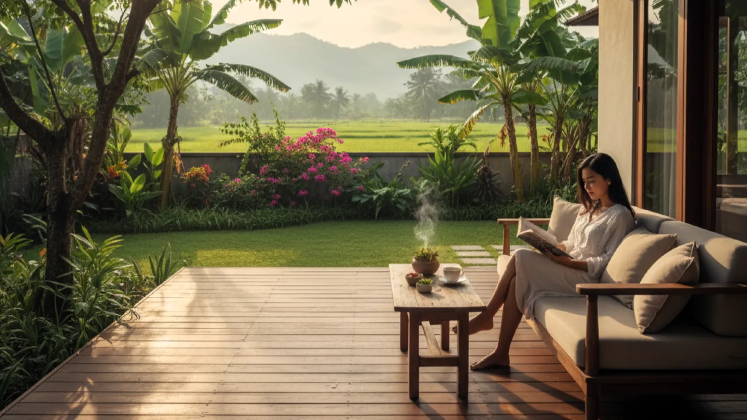 desain rumah desa unik inspirasi investasi 7 teras luas