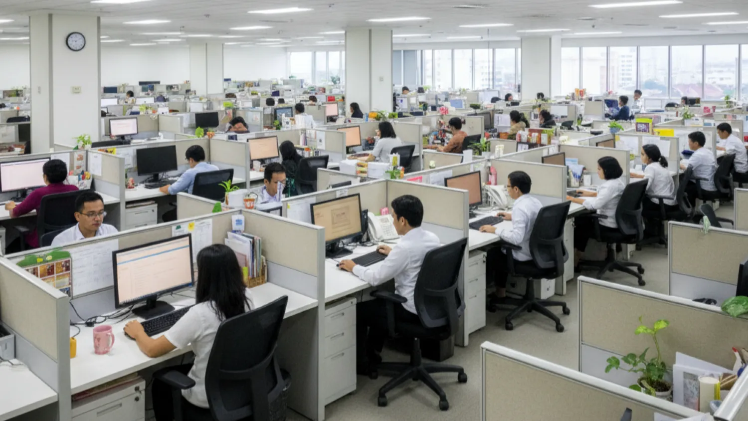 panduan desain tata ruang kantor modern 10 tata ruang kubikel