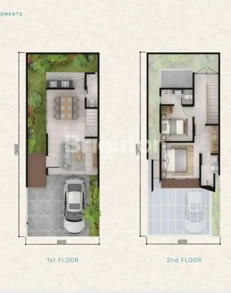 image RUMAH TYPE VERDELA DI CITRALAND THE GREEN LAKE DI SURABAYA BARAT  (3)