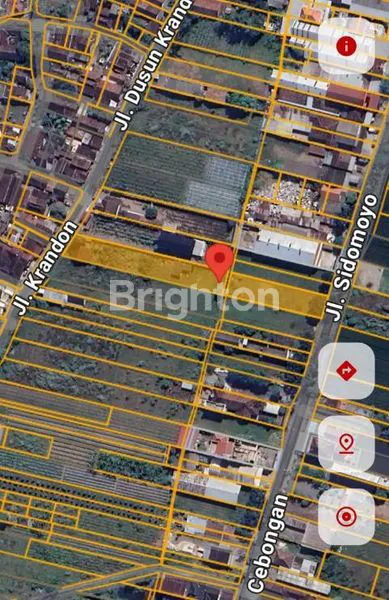 image TANAH LUAS PINGGIR JALAN RAYA SIDOMOYO GODEAN (1)