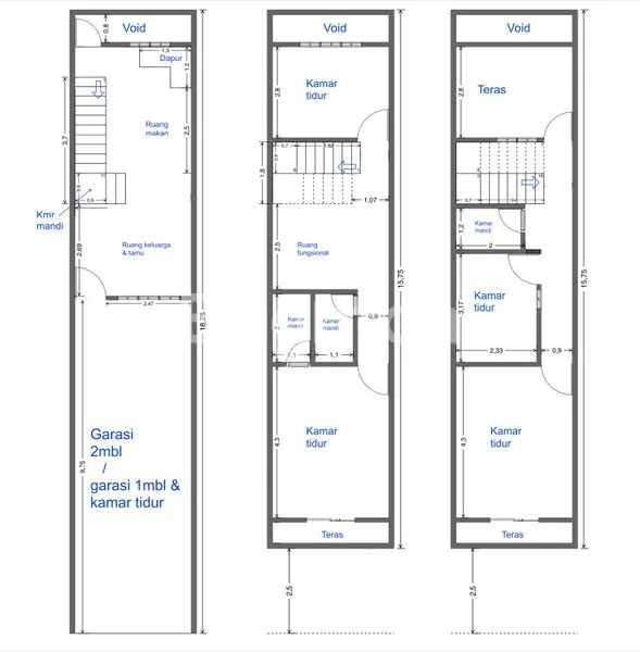 image RUMAH BARU 3 LANTAI DI JL ANGSANA DURI KEPA SIAP HUNI BEBAS BANJIR (7)