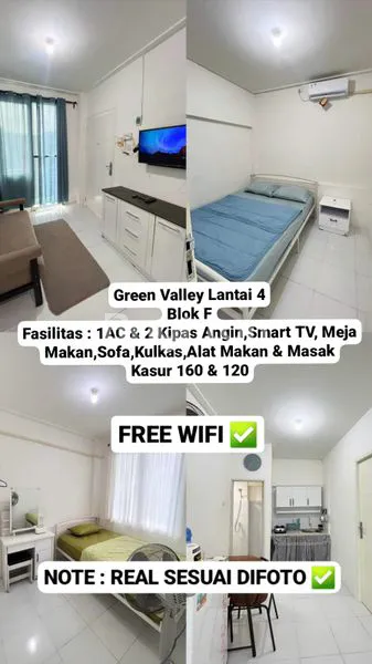 image INVESTASI APARTEMEN GREEN VALEY, FULLY FURNISHED (1)