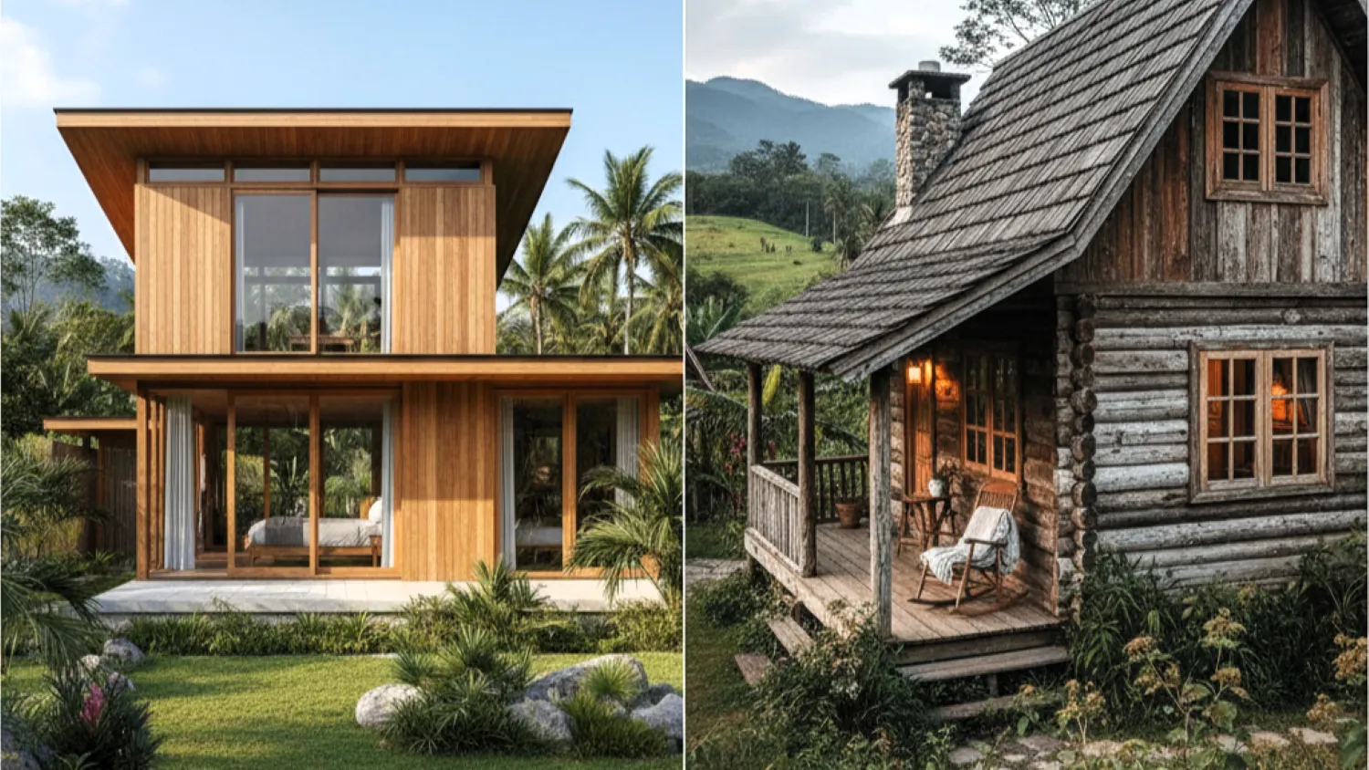 model rumah kayu sederhana tapi indah inspirasi desain 3 inspirasi desain