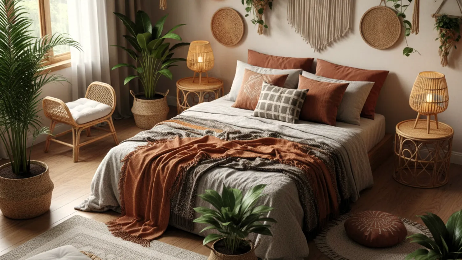 ide desain kamar tidur nyaman meningkatkan nilai rumah 7 konsep natural bohemian