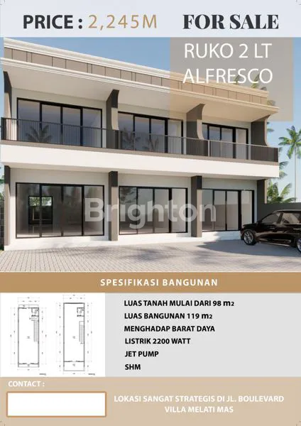 image RUKO 2 LANTAI DI VILLA MELATI MAS BSD  (3)