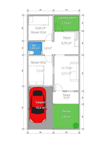 image PERUMAHAN ARFAN RESIDENS BOJONG GEDE BOGOR (4)