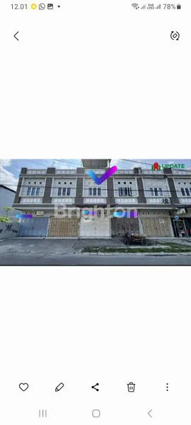 image RUKO JL.SIDO MULYO, LANTAI 2,5 SHM DI MEDAN TIMUR (1)