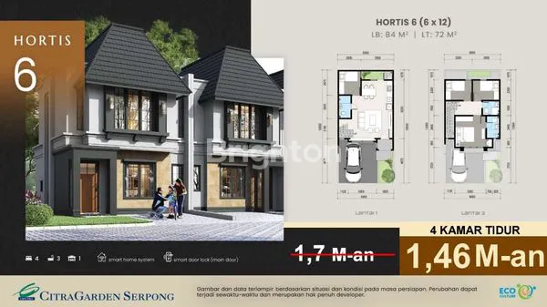 image RUMAH RESORT 6X12 DI CITRA GARDEN SERPONG (1)