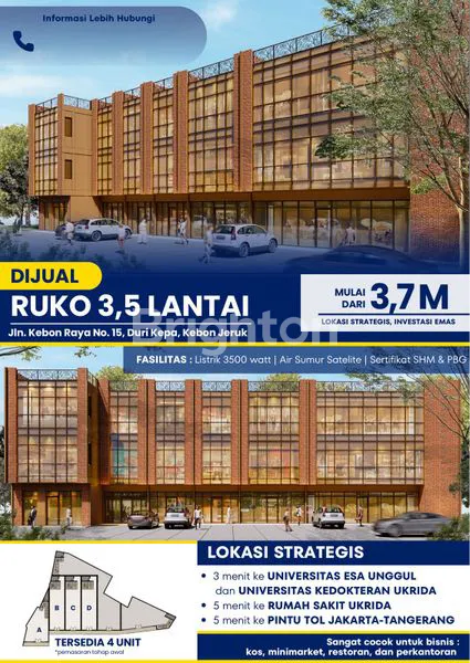 image RUKO BARU 3,5 LANTAI DURI KEPA STRATEGIS (1)