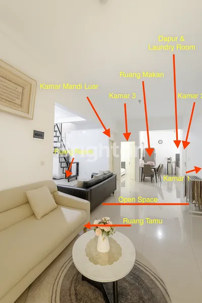 image RUMAH EKSKLUSIF NUSA LOKA BSD: KONSEP OPEN-SPACE 2 LANTAI, KEAMANAN BARCODE, HADAP TIMUR. HARGA DI BAWAH PASAR! (2)