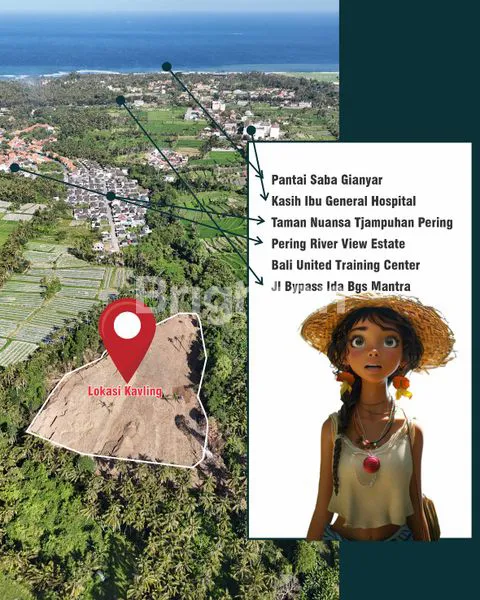 image DIJUAL – KAVLING PREMIUM MINIMAL 100 METER, VIEW JUNGLE & SUNGAI DI SABA, GIANYAR BALI (8)