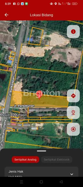 image DI JUAL TANAH JALAN POROS BALIKPAPAN -SAMARINDA,SAMBOJA -KUTAI KARTANEGARA  (2)