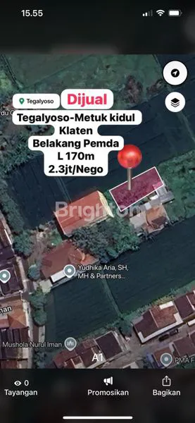 image TANAH STRATEGIS 170M² DEKAT PEMDA KLATEN (7)