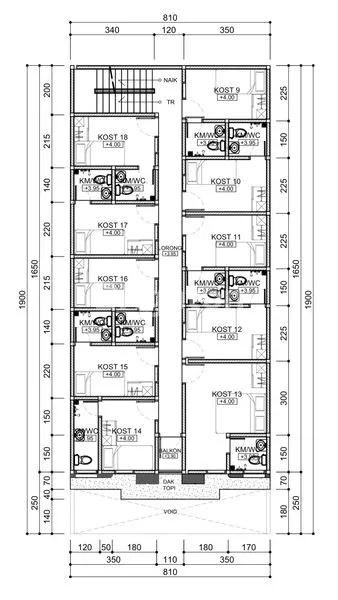 image KOST BARU 4 LANTAI ROW 3 MOBIL LEGA TANJUNG DUREN (4)