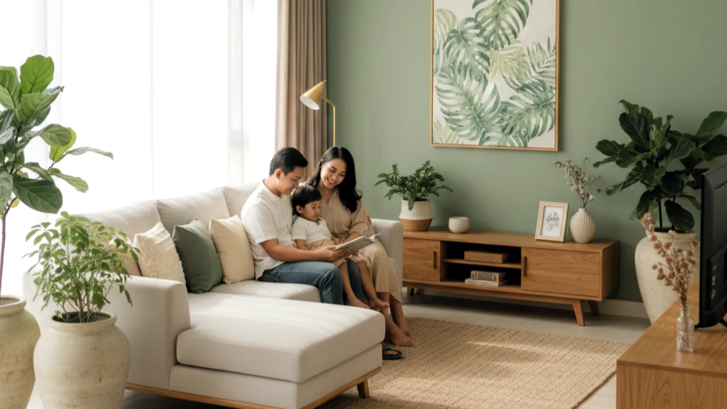 panduan memilih cat rumah yang sejuk 7 nuansa hijau