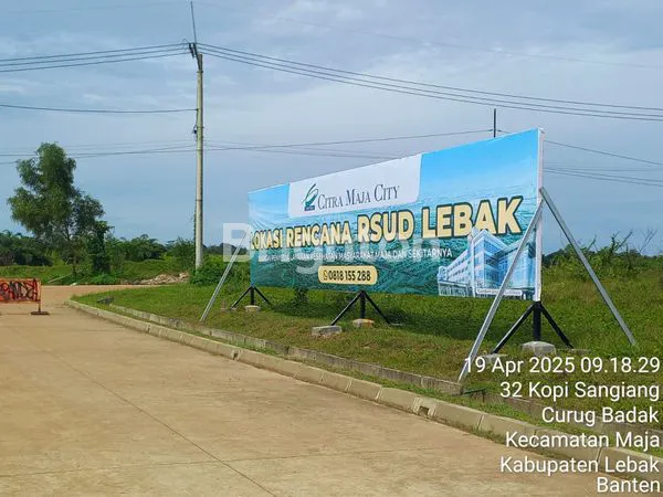 image LAHAN STRATEGIS EKSLUSIVE 5000METER WILAYAH SEDANG BERKEMBANG MAJA BANTEN (1)