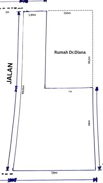 image DIJUAL TANAH LOKASI TIMUR PEREMPATAN PASAR BADAS - PARE KEDIRI (2)