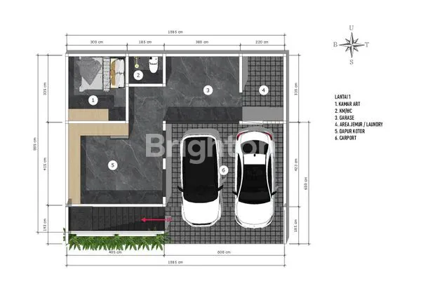 image RUMAH BARU CLASSIC MODERN DI TUKAD PAKERISAN DENPASAR SELATAN 3+1 KAMAR TIDUR (7)