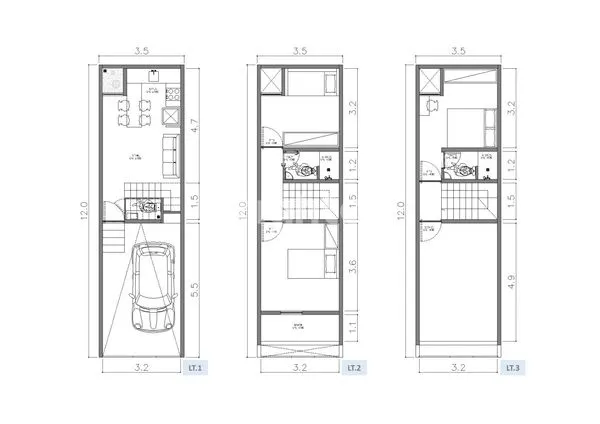 image RUMAH BARU 3 LT TANJUNG DUREN 3 MNT MALL CP ROW 2 MBL JAKARTA BARAT (5)