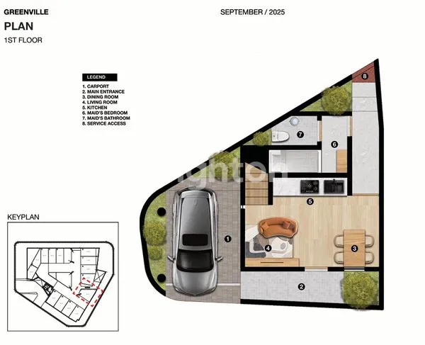 image RUMAH INDENT 3 LANTAI GREENVILLE DURI KEPA, KEBON JERUK , JAKARTA BARAT   (3)