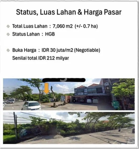 image DIJUAL TANAH LOKASI STRATEGIS PINGGIR JALAN RAYA SUNSETROAD SEMINYAK BALI   (2)