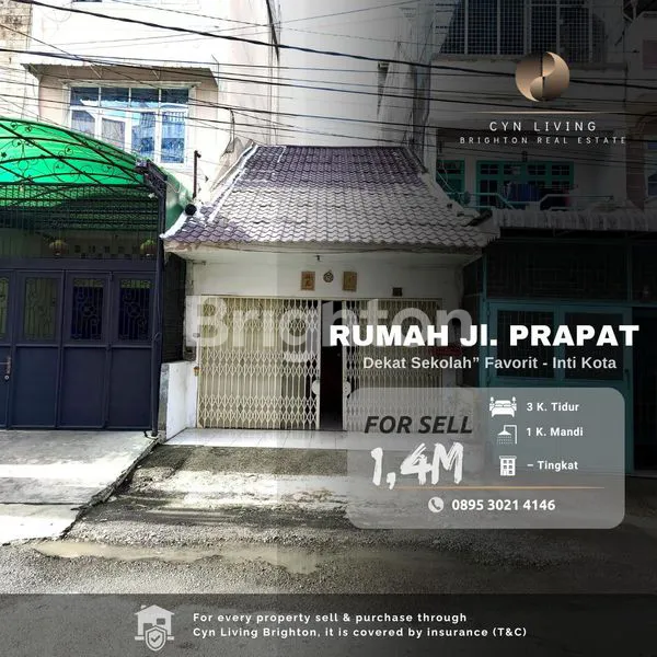 image RUMAH LOKASI INTI KOTA MEDAN - SANGAT STRATEGIS - JL PRAPAT (1)