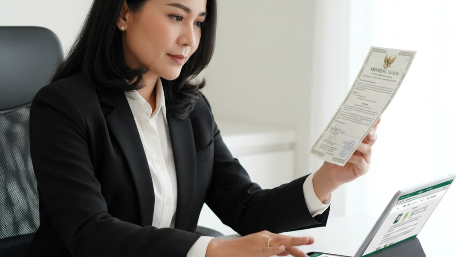 cara mengecek no sertifikat tanah online offline 1