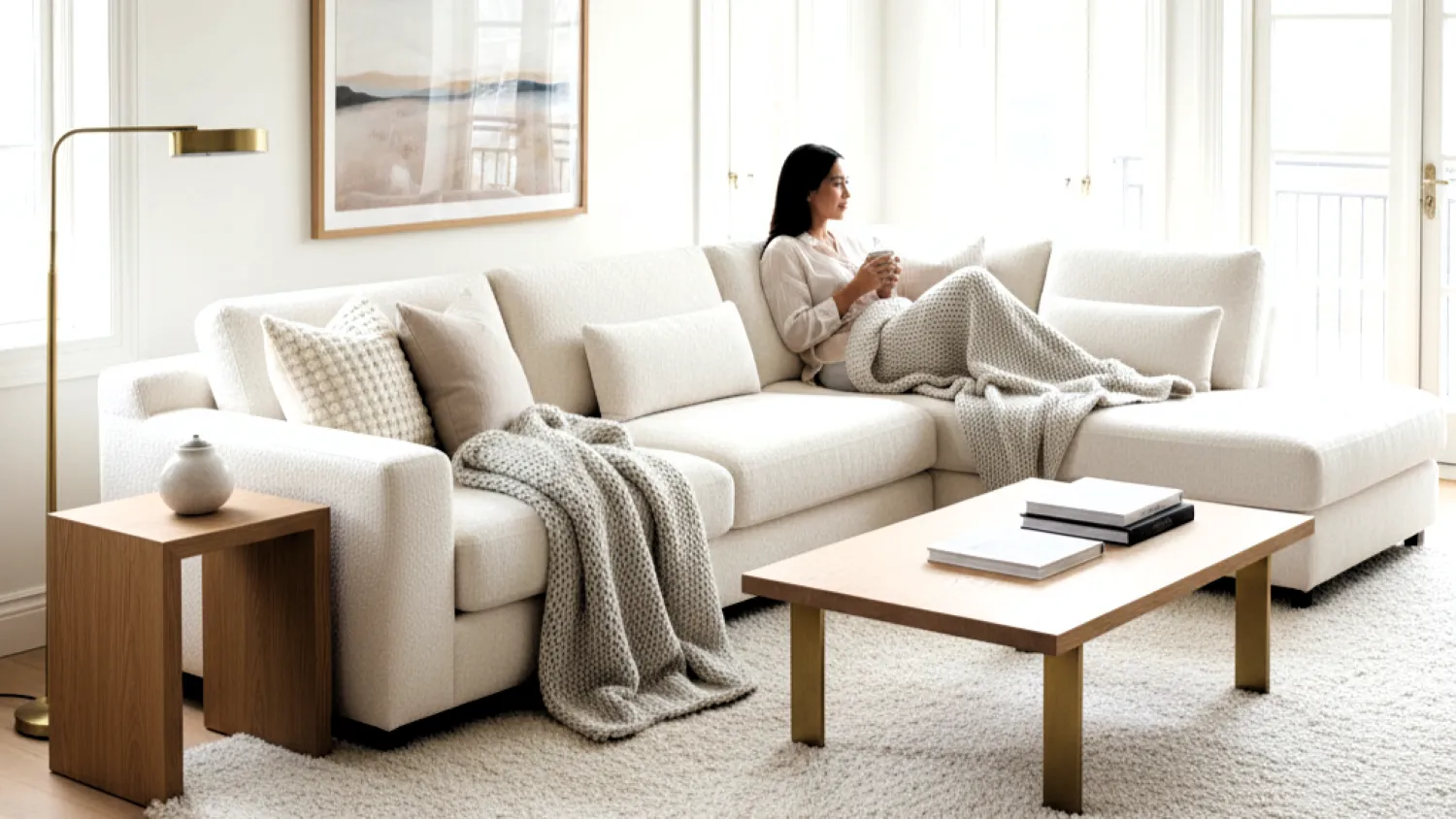 panduan desain ruang tamu mewah dan luas 9 skandinavian