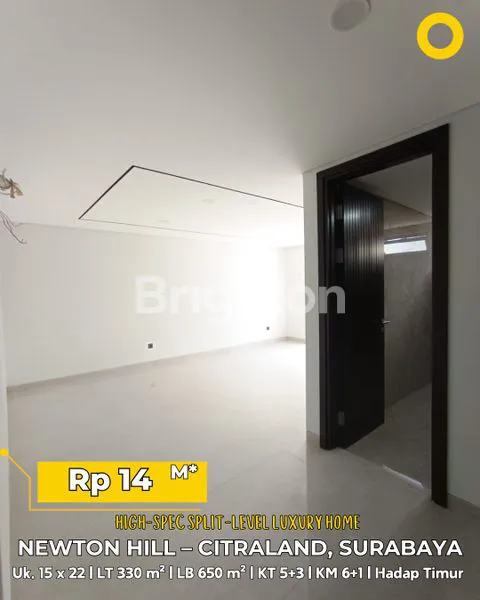 image RUMAH BARU MINIMALIS MODERN SPLIT LEVEL DI CITRALAND SURABAYA  DEKAT DENGAN PAKUWON MALL, GWALK (4)