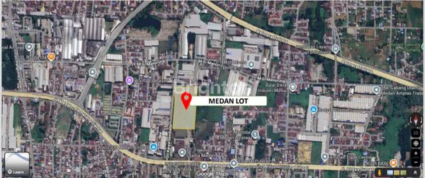 LAHAN KOSONG TANAH PADAT  SIAP PAKAI MEDAN AMPLAS