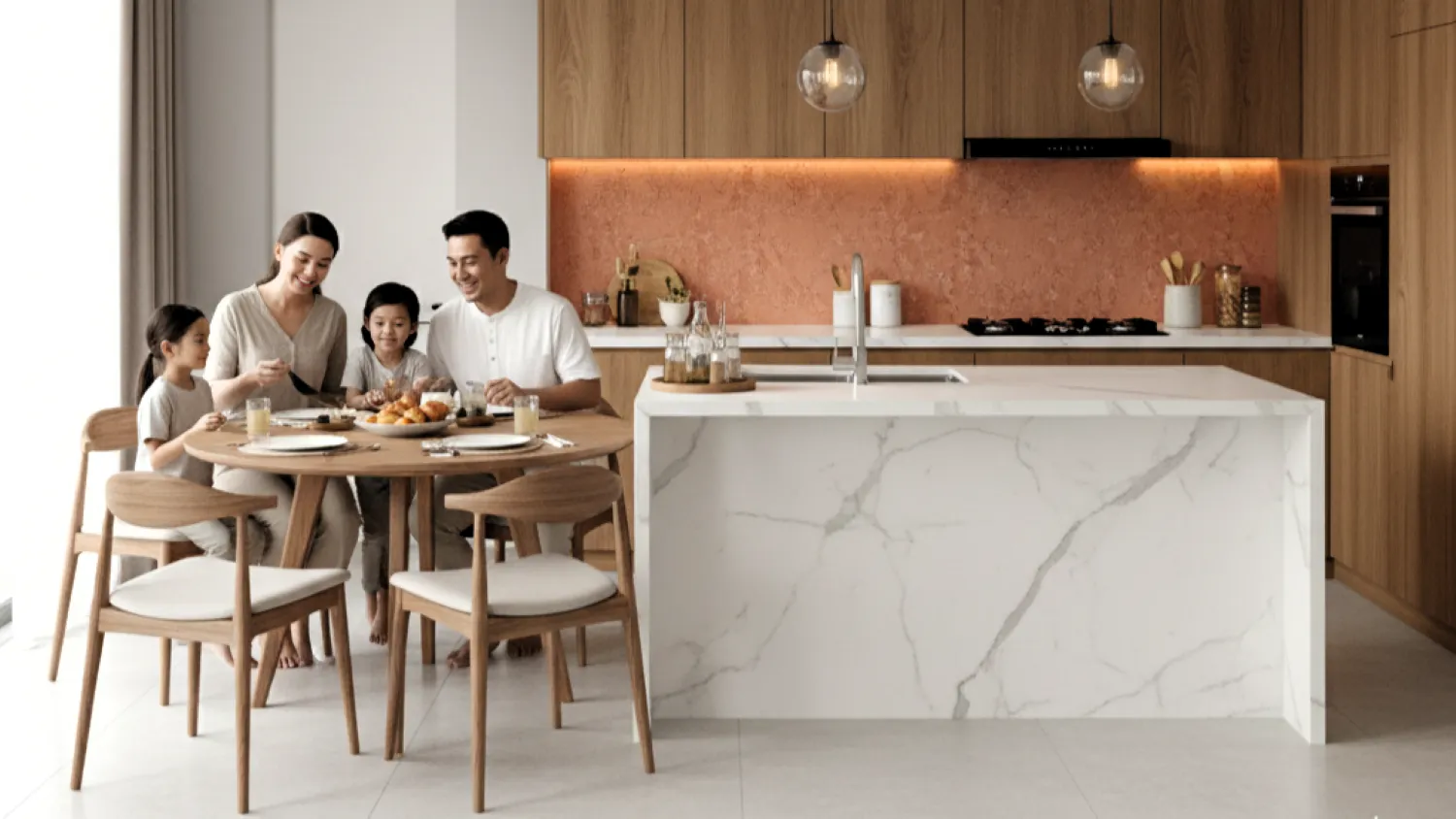 seni perpaduan cat rumah investasi desain 9 membangkitkan selera di dapur