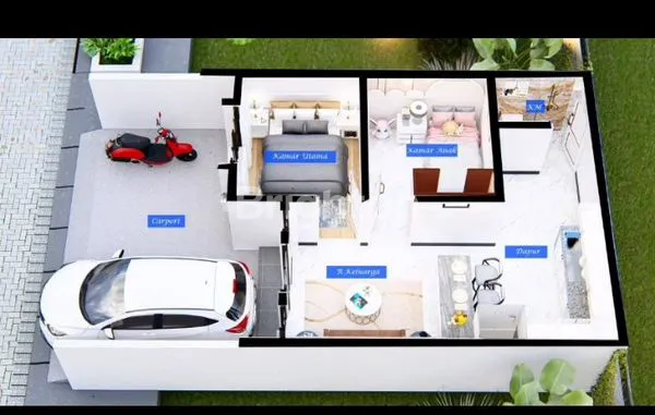 image RUMAH 80M² DI BOJONG LAMA, BEKASI (2)