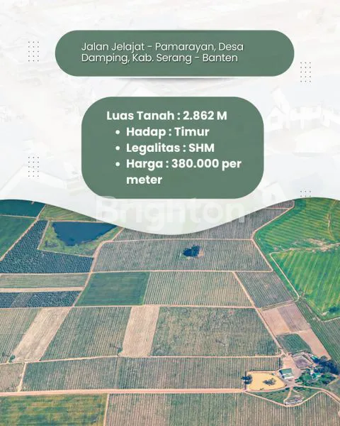 image LAHAN TANAH LUAS BERPROSPEK TINGGI DI PAMARAYAN, DESA DAMPING SERANG BANTEN (1)