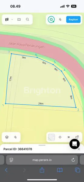 image DIJUAL TANAH DIPENARUNGAN 3 ARE 1.5 M (2)