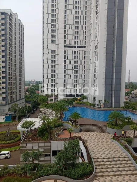 DIJUAL CEPAT APARTEMEN AKASA BSD TOWER KAMAYA LANTAI 6 – VIEW KOLAM RENANG, HARGA NEGO