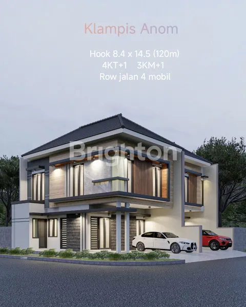 image RUMAH NEW GRESS LOKASI POSISI HOOK SANGAT STRATEGIS ROW JALAN LEBAR DAN LEGA DI KLAMPIS ANOM WISMA MUKTI (1)