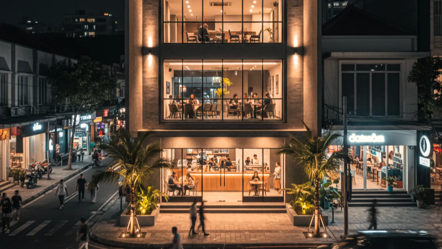 ide desain bangunan ruko 2 lantai minimalis modern 5 perhitungan nilai