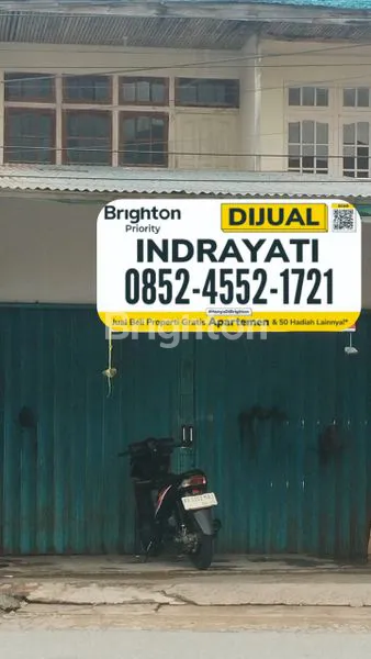 RUKO SHM 2 LANTAI, LOKASI RAMAI KOTA BARU