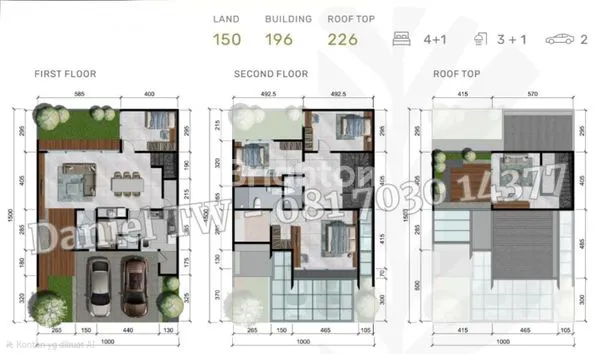 image RUMAH BARU 2 LANTAI MURAH DI CITRALAND DENGAN ROOFTOP SURABAYA BARAT LIMITED UNIT (2)