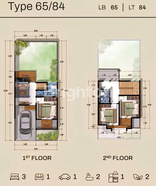 image RUMAH SIAP HUNI DAERAH MALANG 2 TINGKAT (3)