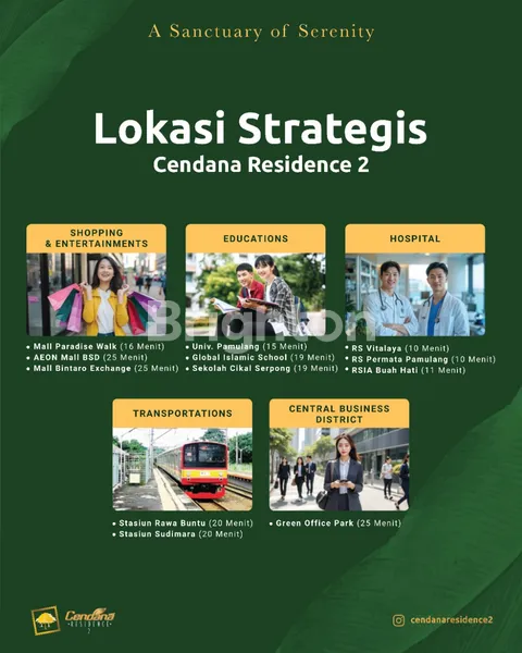 image HUNIAN MODERN,NYAMAN DAN BERNILAI INVESTASI TINGGI - CENDANA RESIDENCE 2 SERPONG (8)