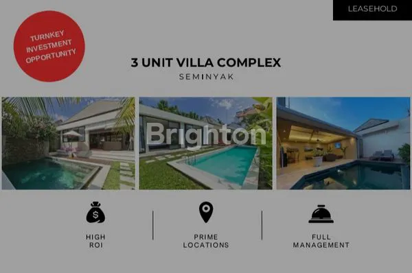 3 VILLA+APARTEMEN  SUPPORT AIRBNB MANAGEMENT KAWASAN PREMIUM SEMINYAK